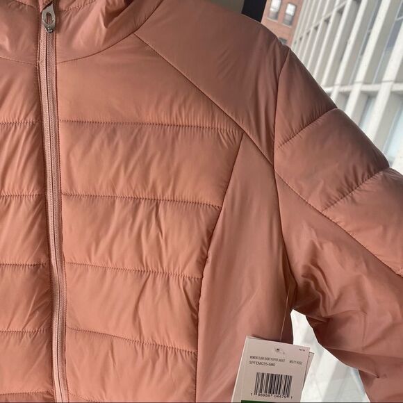 🆕 Spyder Womens Clara Short Puffer Jacket 'Misty Rose' - MSRP: $199 - Picture 3 of 11